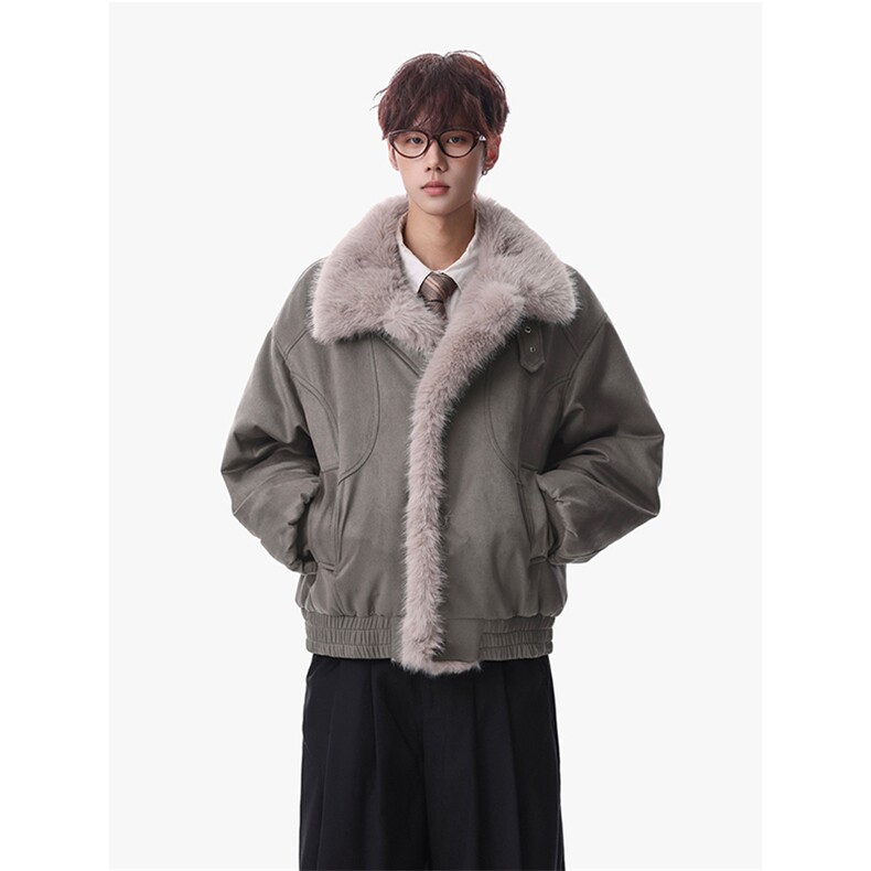 主推冬季新款宽松/座山雕加厚外套潮加厚棉衣XZ102B-1M803-P125,男装棉衣,星座102B-1