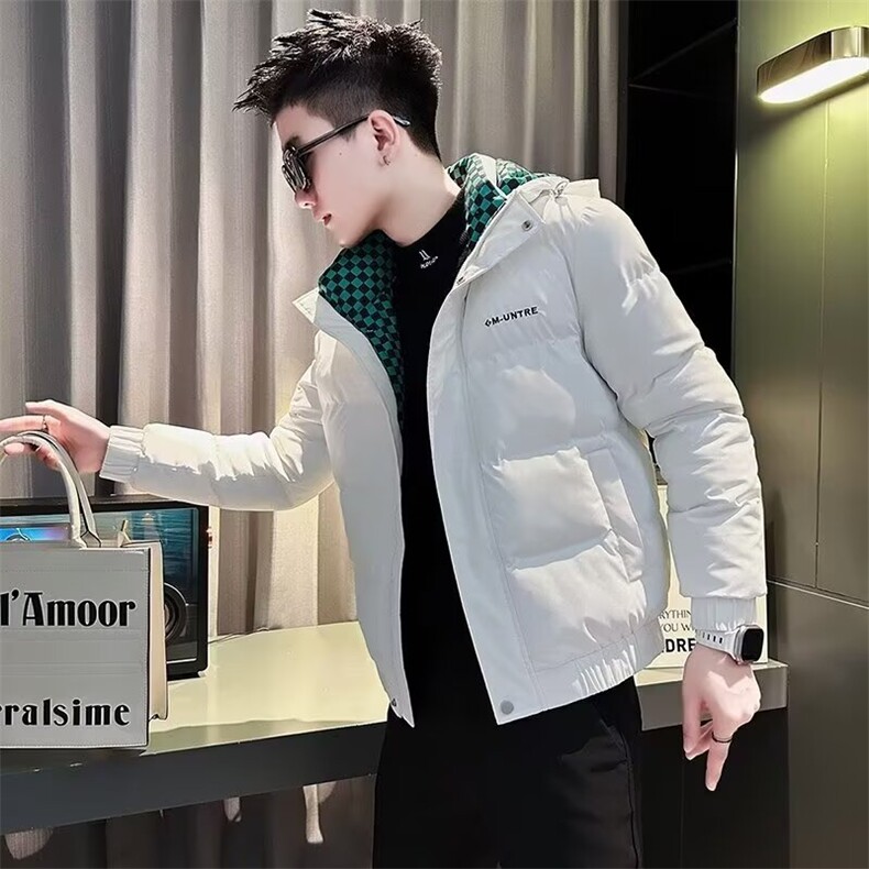 棉服男款冬季新款连帽棉衣棉袄保暖面包服外套夹棉夹克,男装夹克,星座1013