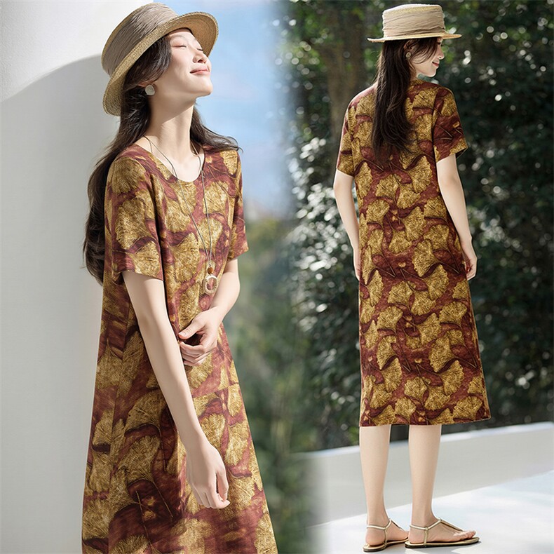 2026夏装新款气质休闲修身连衣裙，女装连衣裙，阿丹