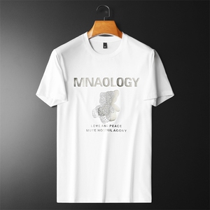 新款时尚高端精品欧货夏季男T恤短袖潮流抖音A227B-A-731-P48图片