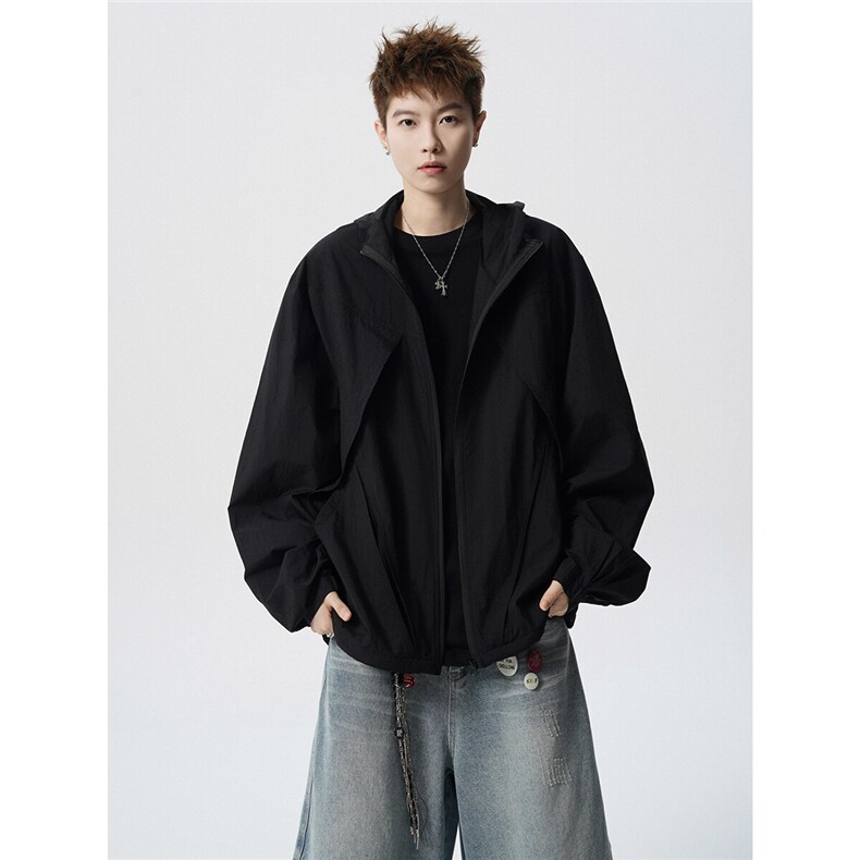 UPF50+网眼拼接防晒衣fs2543-特p48控88山系轻薄防紫外线防晒服,男装防晒衣,电商B370