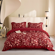 新款100S棉数码印花四件套-黎思黎思，床品套件，一起卖家纺