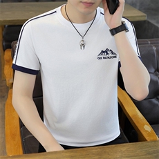 夏季短袖男刺绣翻领POLO衫T恤时尚休闲半袖上衣LD3319-P30，男装Polo衫，星座310B-3