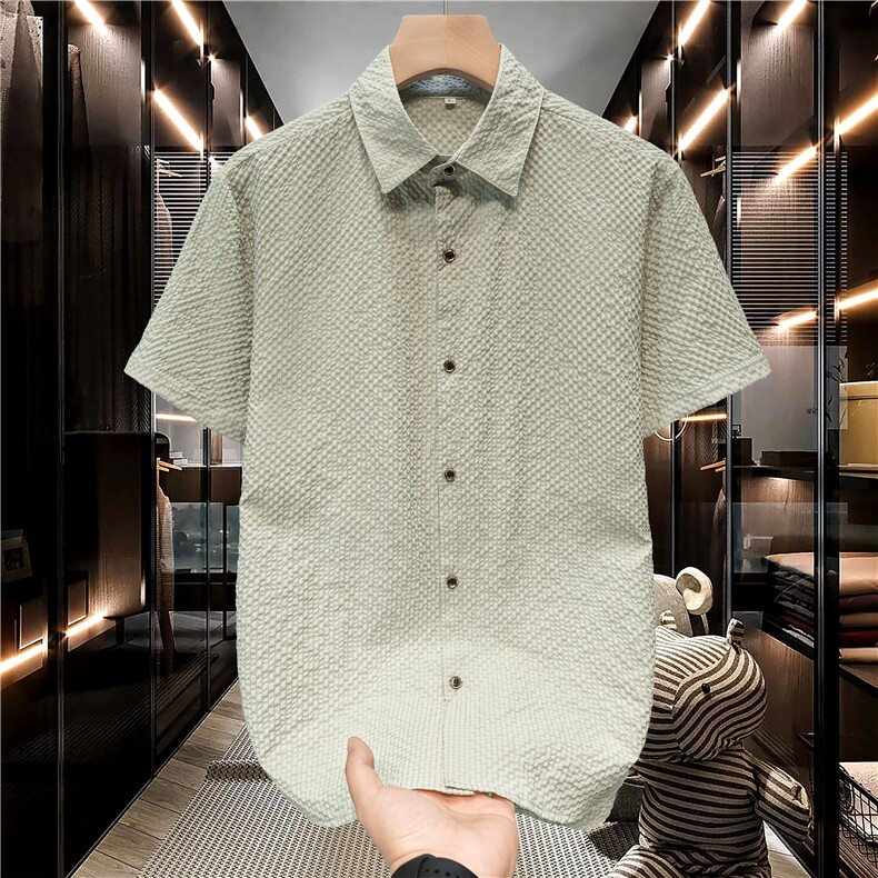 男士夏季短袖衬衫C06-P18，男装T恤，星座1502-1