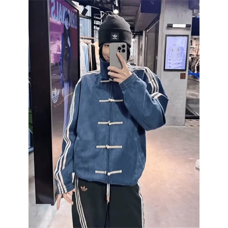 新中式风盘扣外套男女春秋设计感棒球服运动夹克LHJ1033-P78图片