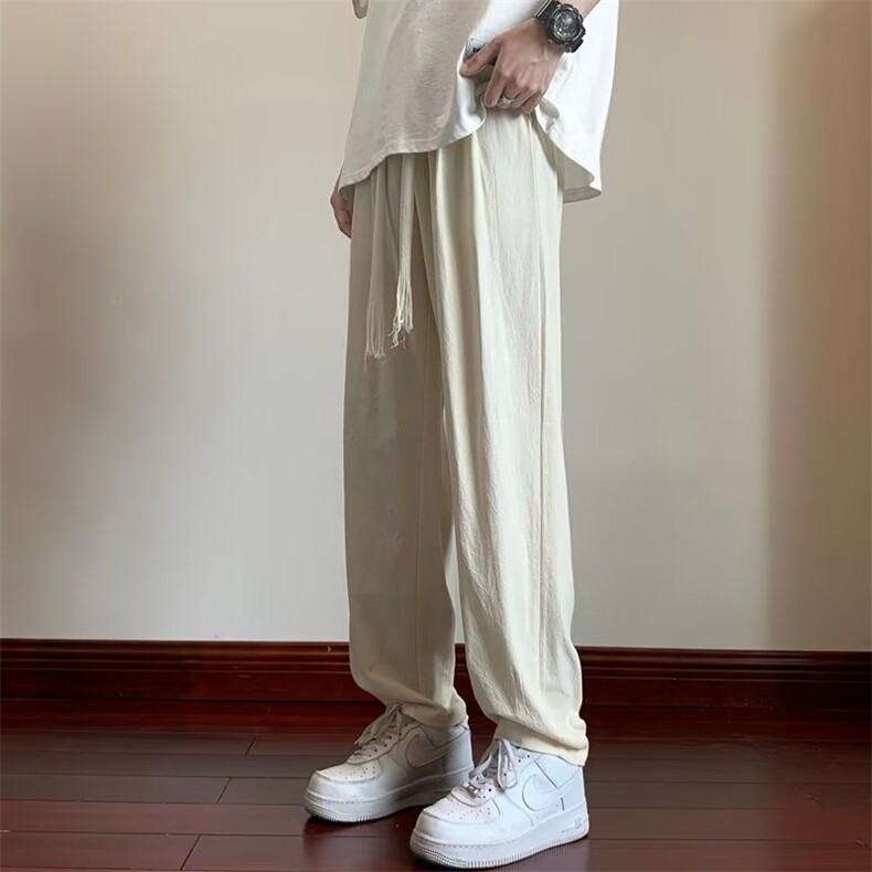 裤子男夏季潮工装休闲裤vintage高街阔腿灯笼裤A2101-P35,男装休闲裤,星座1109-3
