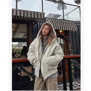 1506/YRJM60280/P102复古座山雕冬季外套男工装水洗棉服夹克图片