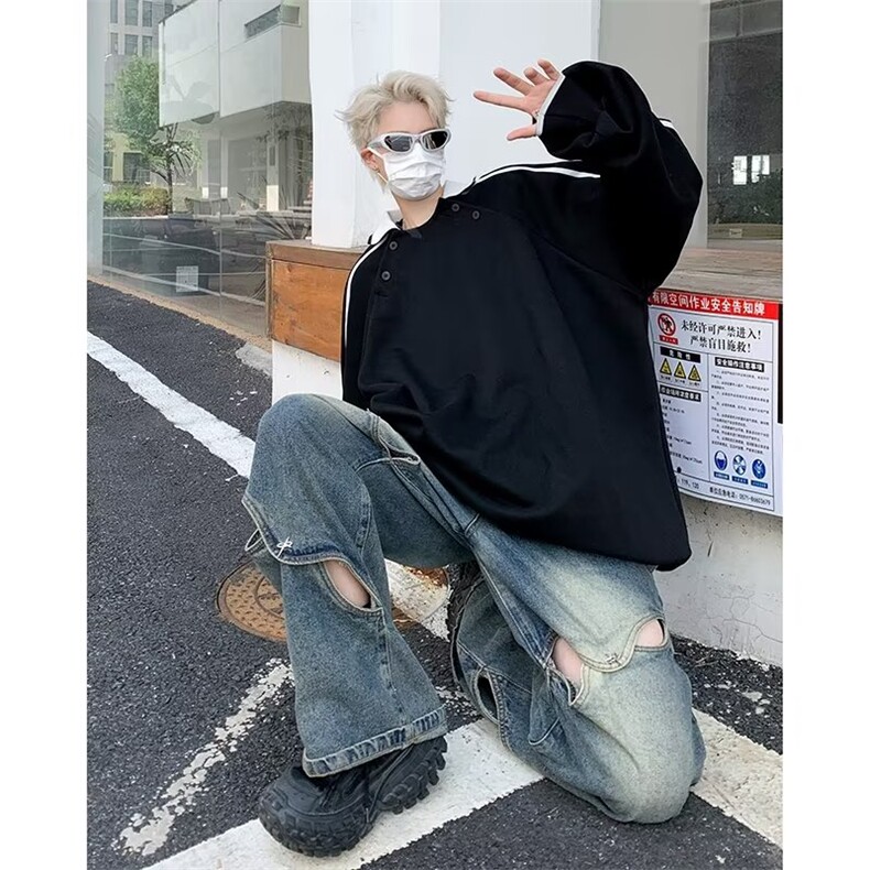 卫衣男潮ins港风潮流圆领WA26P40,男装卫衣,星座1116-2