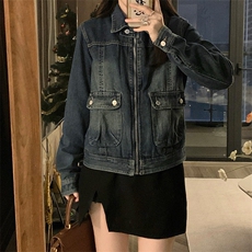2025新款大口袋短款牛仔外套女美式复古春季上衣C739-88，男装工装外套，星座911-2(原星座613-2）