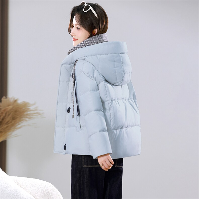 2025年冬季时尚简约显瘦棉服现货，女装棉衣/棉服，婷思杰（原婷想服饰）