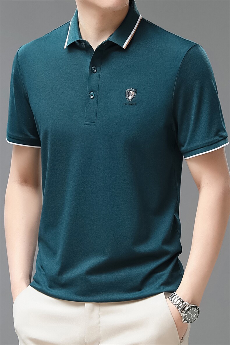 夏季男士短袖T恤新款polo衫休闲翻领半袖中青年上衣QP1649-P50,男装Polo衫,星座1105-3