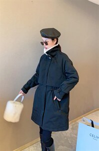 羊羔毛领派克图片