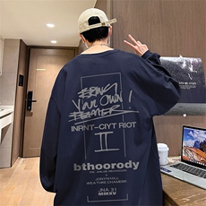 抖音得物供货量大从优可提供视频美式长袖T恤CT820特P25，男装T恤，电商A486-1