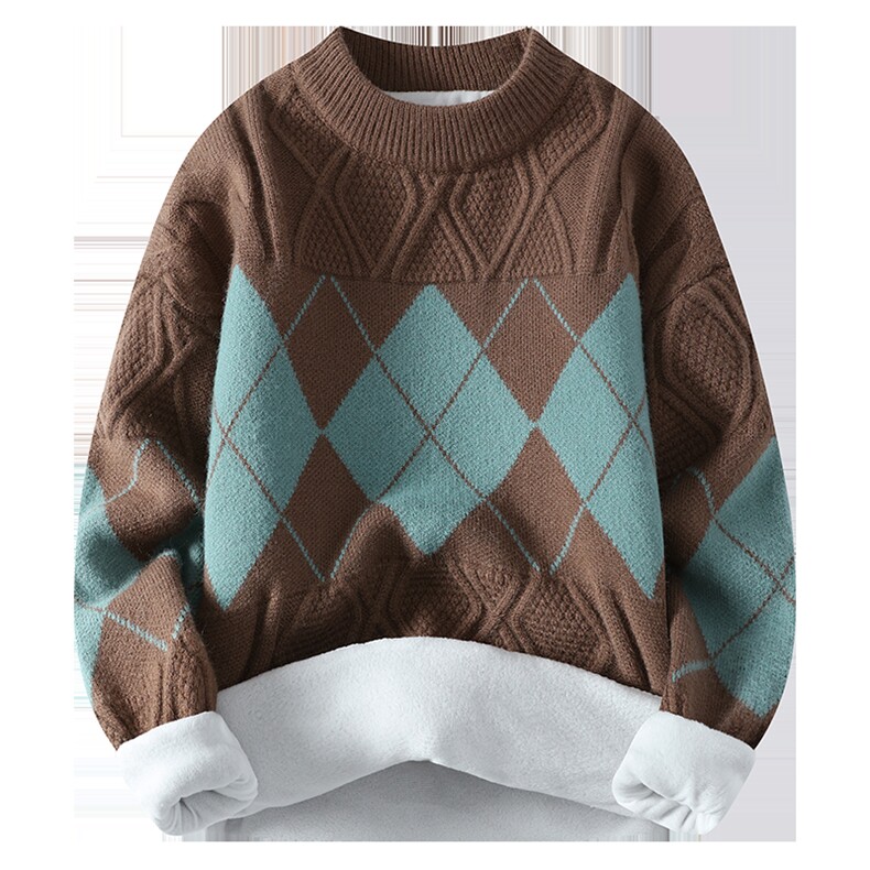 爆品毛衣男士冬季保暖男针织衫打底衫上衣CC6429加绒-P65,男装T恤,星座1105-3