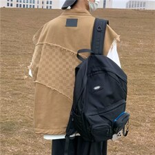 毛边工装牛仔马甲男港风宽松休闲百搭坎肩无袖背心外套MJ169-P48，男装背心/马甲，星座1008-1
