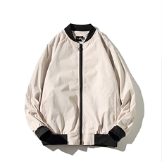情侣潮大码宽松休闲多色光板夹克棒球服外套潮J7204P30【特价】，男装夹克，电商A007