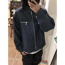 26春装高品质老钱风立领夹克外套男女美式潮牌拉链工装风宽松上衣，男装夹克，电商A486