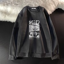 T4176-P25 加绒款-P35 简约帅气百搭长袖t恤男大码胖子卫衣图片