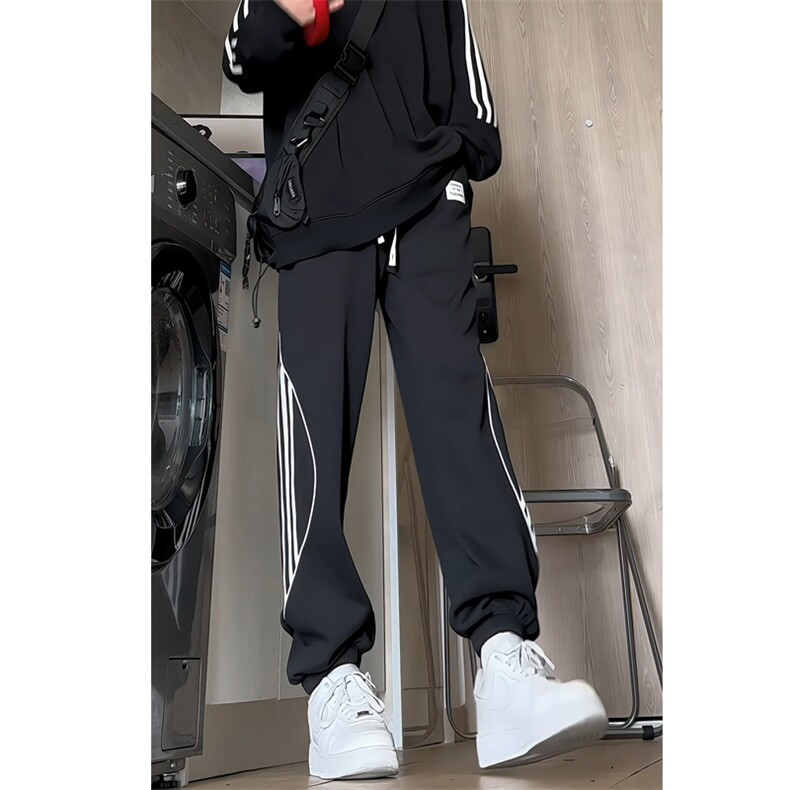 ！2025春季新款男士百搭休闲卫裤运动束脚裤WK2037P55控88,男装休闲裤,电商B220