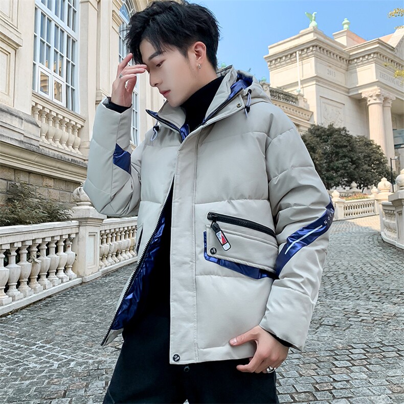714-3-7802冬季男19棉衣潮加厚棉袄短款,男装棉衣,星座1404-3