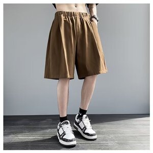 夏季短裤男宽松休闲裤韩版学院风百搭直筒五分裤DK1054-P35图片