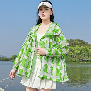 绿色大码防晒衣2025年夏季RF2C290-2801#-P85-K138图片
