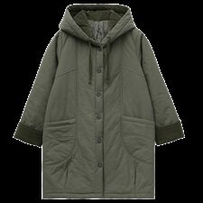 2024年新品棉服中长款加厚保暖棉衣纯色3973款，女装棉衣/棉服，秋牧寒烟