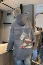 2024美式复古松连帽麂皮绒卫衣XZ301B-JB1003-P55，男装卫衣，星座301B
