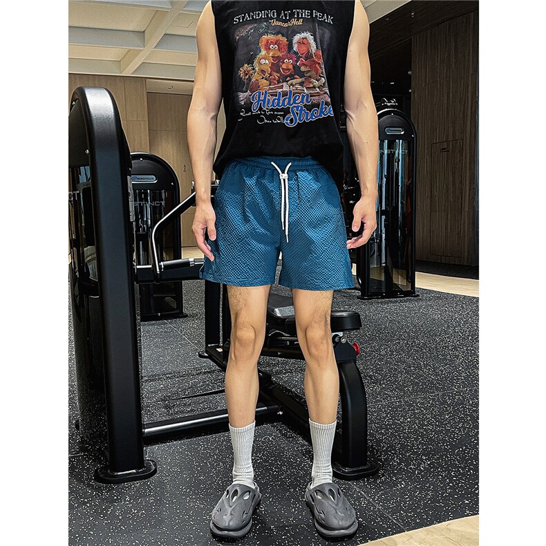 8XL-M四分裤不过膝冰丝速干薄款沙滩短裤男篮球运动裤DK26005P25,男装休闲裤,电商B312