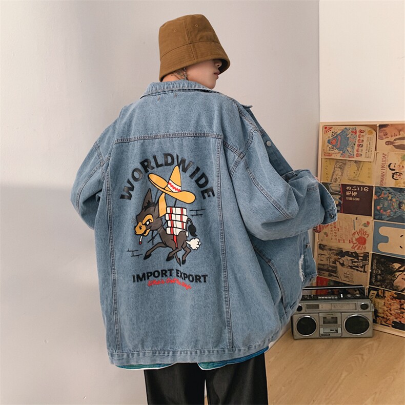 2021春季新款男士夹克港风宽松印花外套男装D309-2NZ46，男装夹克，电商D321A