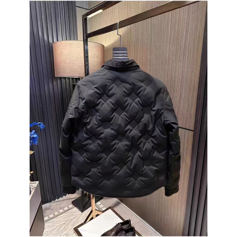 (网图)欧洲站潮流压花衬衫领薄款羽绒服潮牌白鸭绒313B-AL03-P160,男装衬衫,星座313B