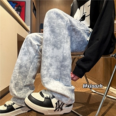 XZ616秋季新款重磅脏染水洗做旧直筒脏脏裤TY1024特P40控78，男装休闲裤，星座512A（原616）