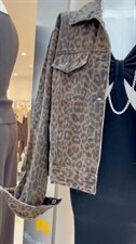 豹纹牛仔外套均码现货，其它，G