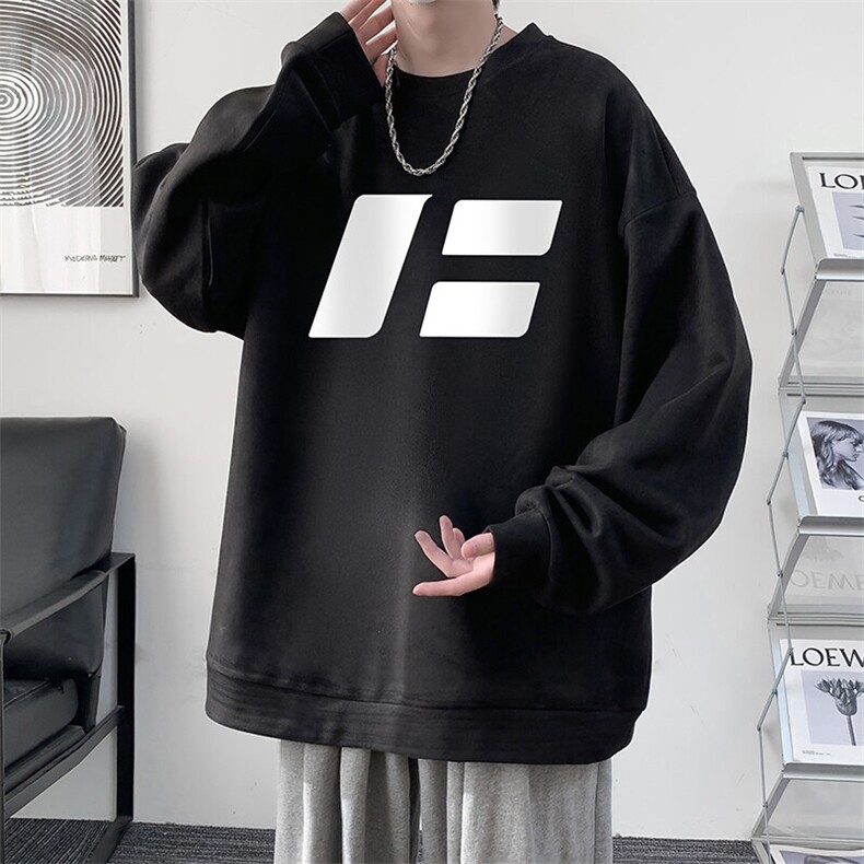 麂皮绒卫衣男大码重磅长袖t恤男JW81435-P35,男装T恤,电商A040