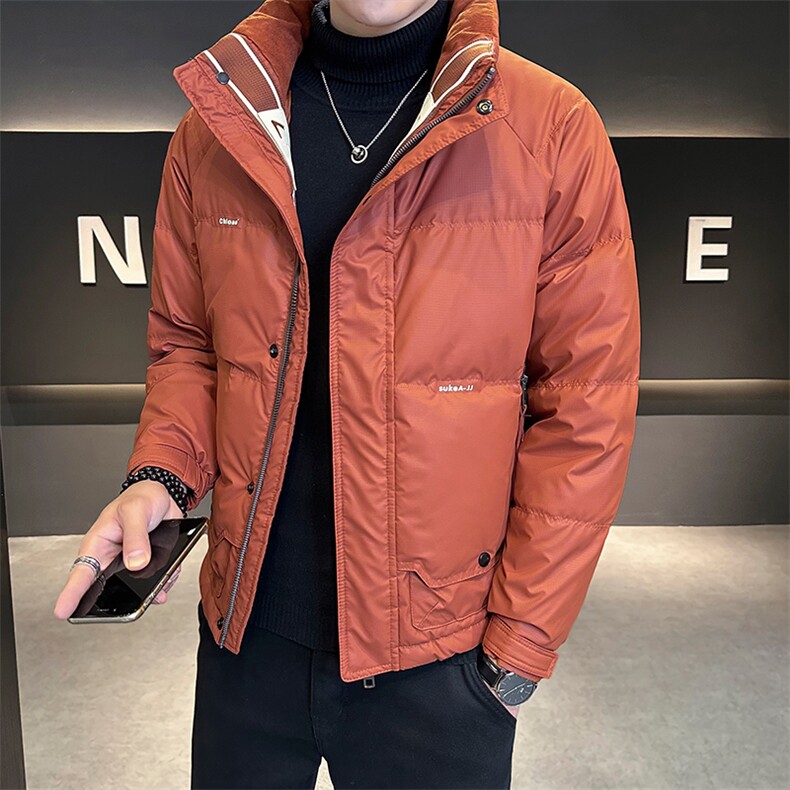店主风时尚立领短款羽绒服男冬季保暖外套B328-2262-P165,男装羽绒服,电商B328