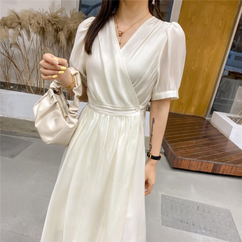 夏天连衣裙子22810#，女装连衣裙，艾美多姿