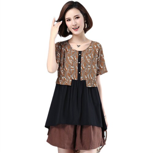 短袖2021年夏季韩版T恤圆领修身气质年轻，女装衬衫，丽影随形