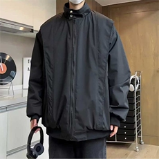 网络图开春派克服夹克冲锋衣双开立领防水显高夹克外套JK2489P70，男装夹克，电商A128