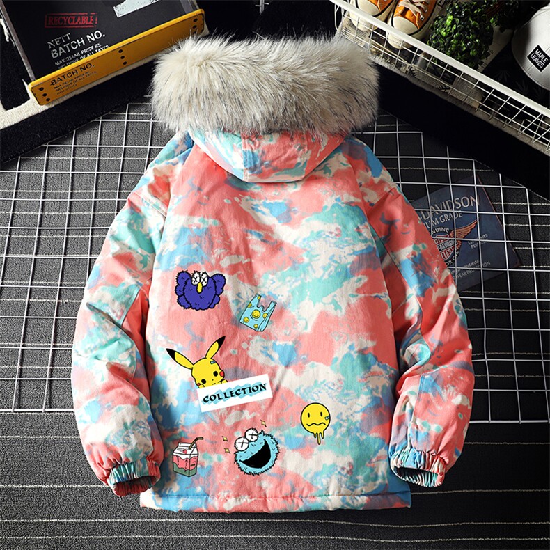 MC49079-P135日系潮衣男大码派克服男工装服外套袄,男装棉衣,电商A040A