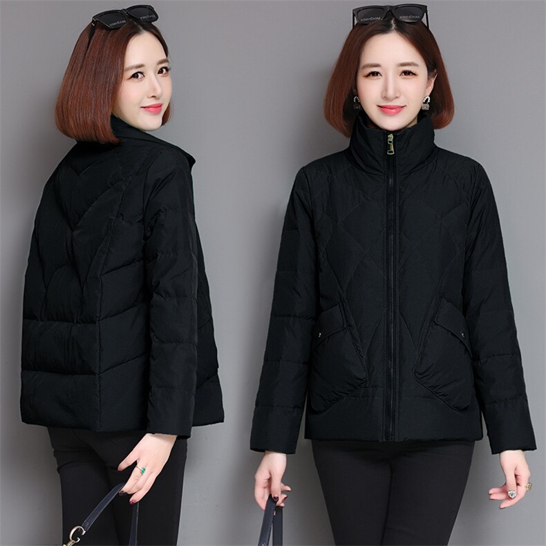 2022新款简约时尚立领棉服休闲百搭显瘦保暖外套,女装棉衣/棉服,婷思杰（原婷想服饰）