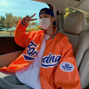 外套男春秋休闲运动韩版潮牌ins棒球服港风秋季印花夹克JK663-P65图片