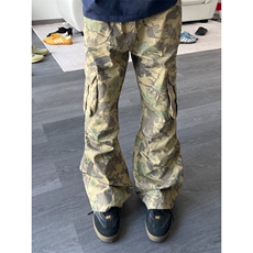 【有货】迷彩工装裤男大口袋裤子直筒阔腿休闲裤MCK01LL-特P55，男装休闲裤，星座1007（原301D）