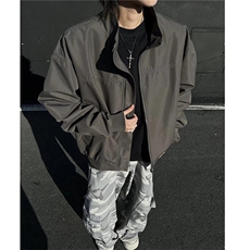 26春装新款美拉德立领飞行夹克boxy廓形休闲百搭外套上衣JK6500，男装夹克，电商A486