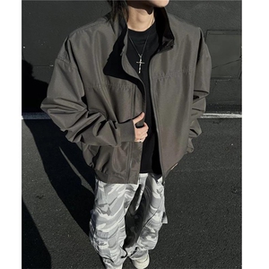 26春装新款美拉德立领飞行夹克boxy廓形休闲百搭外套上衣 JK6500图片