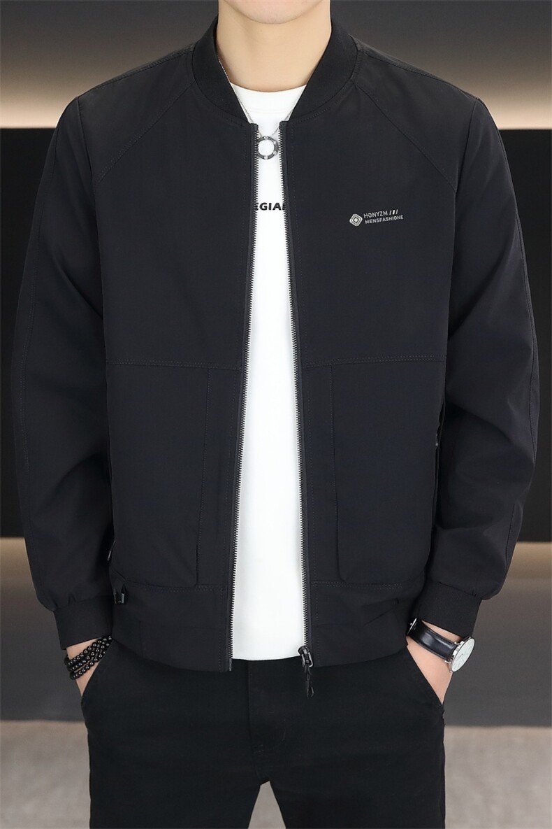 夹克男棒球领外套高品质型男商务休闲百搭青年夹克外套N9816-P120,男装夹克,星座310B-3