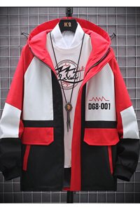 2021工装外套男秋款韩版潮流帅气短款连帽夹克男士上衣JK155-P60图片