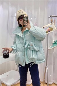 冬季新款工艺面料韩版羽绒服图片