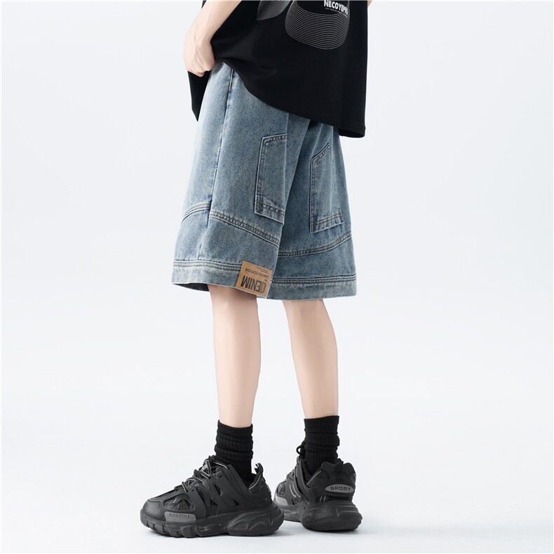 抖音品质高街夏季新款反穿水洗牛仔裤B315-K24085-特P35,男装牛仔裤,电商B315