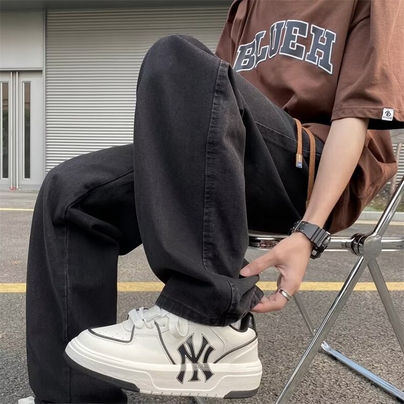 美式牛仔裤男春秋新款休闲直筒裤N002P38,男装牛仔裤,星座1116-2