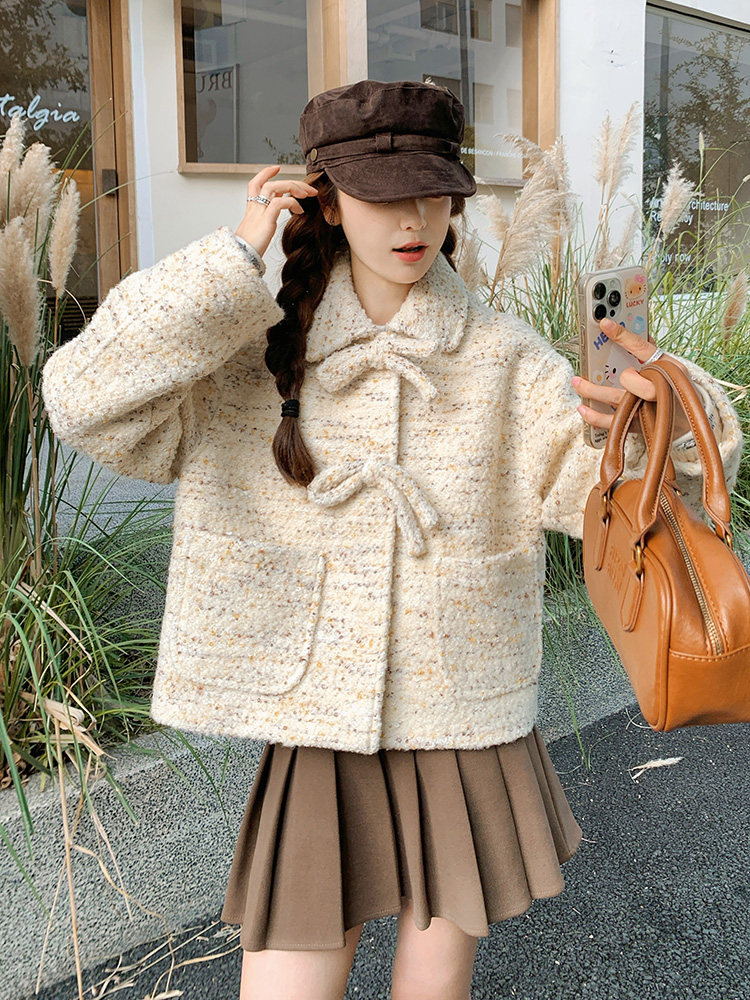 2024【新款现货】小香毛呢外套082-6663P180K258,女装毛呢外套,浙宝192（原082）